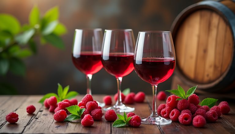 découvrez la recette parfaite pour un vin de framboise maison qui ravira vos papilles. apprenez à marier les saveurs des framboises fraîches avec une touche d'originalité pour une dégustation réussie entre amis ou en famille.