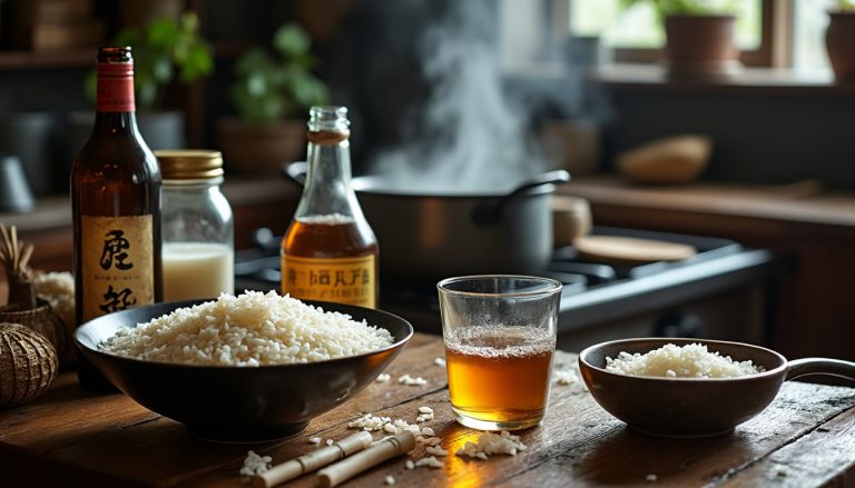 découvrez notre recette étonnante pour préparer du vin de riz chez vous ! apprenez les étapes simples et les ingrédients nécessaires pour savourer cette boisson traditionnelle pleine de saveurs. transformez votre cuisine en brasserie asiatique et surprenez vos proches avec ce délice fait maison.