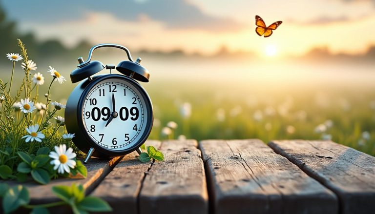 découvrez la signification intrigante de l'heure miroir 09h09 : un message mystique évoquant la fin d'un cycle et le début d'un nouveau chapitre. plongez dans l'univers des chiffres et explorez ce que cette heure révèle sur votre chemin de vie.