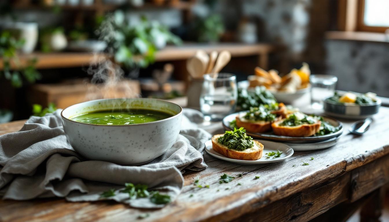 explorez les bienfaits naturels des tisanes d’ortie et laissez-vous tenter par des recettes gourmandes à base d’ortie. découvrez comment cette plante pleine de vertus peut agrémenter votre quotidien santé et bien-être.