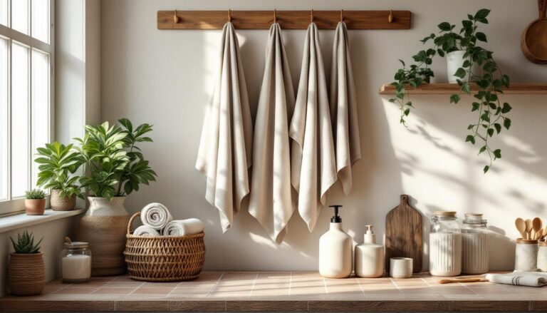 découvrez des alternatives durables aux essuie-tout jetables, faites à la main pour un mode de vie éco-responsable au quotidien.