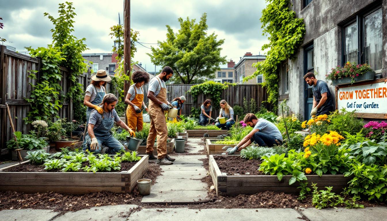 découvrez les témoignages inspirants sur la culture en milieu urbain à travers l'expérience des jardins partagés, un espace de convivialité et de nature au cœur de la ville.