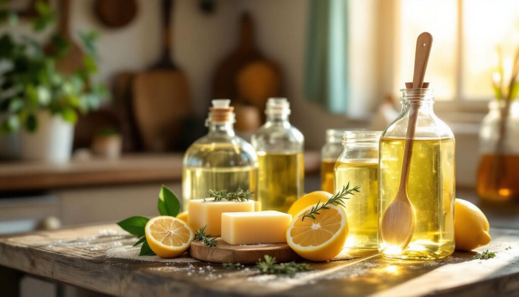 découvrez mes recettes maison simples et écologiques de liquide vaisselle à base de savon naturel pour une vaisselle propre et respectueuse de l'environnement.