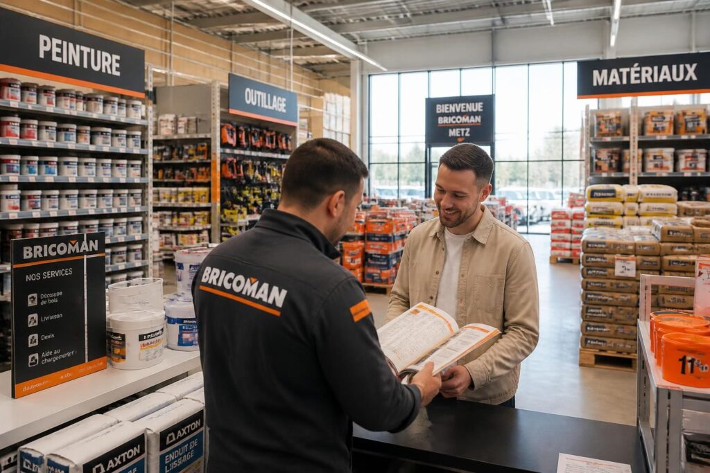 découvrez les services offerts par bricoman metz pour réussir tous vos projets de bricolage, avec des conseils d'experts, un large choix de matériaux et un accompagnement personnalisé.