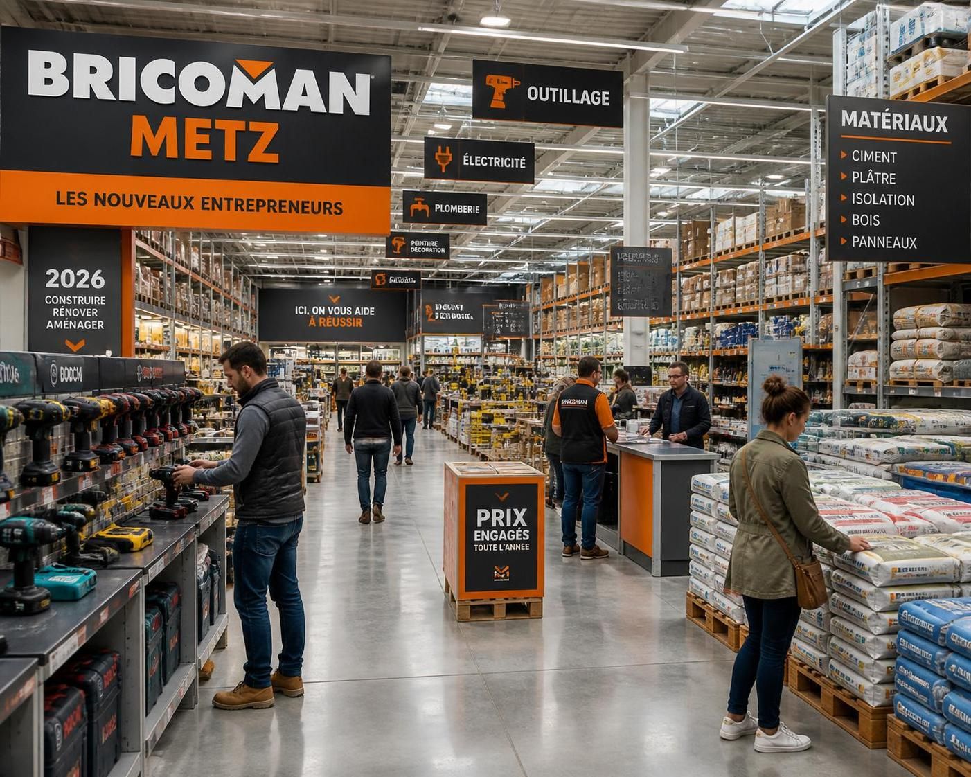 découvrez les services offerts par bricoman metz pour mener à bien tous vos projets de bricolage, avec des conseils d'experts, un large choix de matériaux et un accompagnement personnalisé.