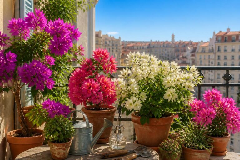 découvrez nos astuces pour réussir la culture de bougainvilliers en pot et profiter d'une floraison éclatante sur votre balcon toute l'année.
