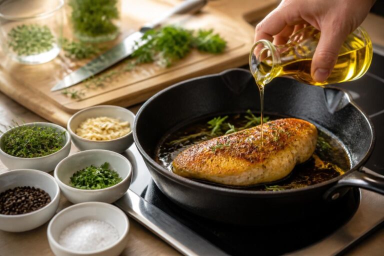 découvrez nos astuces simples pour cuire votre filet de poulet à la poêle, obtenir une viande tendre et savoureuse à chaque fois.