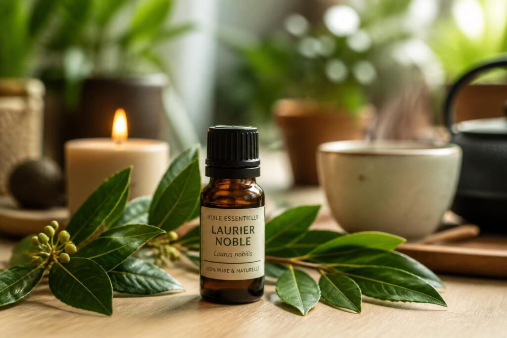 découvrez les bienfaits de l'huile essentielle de laurier noble, un remède naturel efficace pour réduire le stress quotidien et favoriser le bien-être.