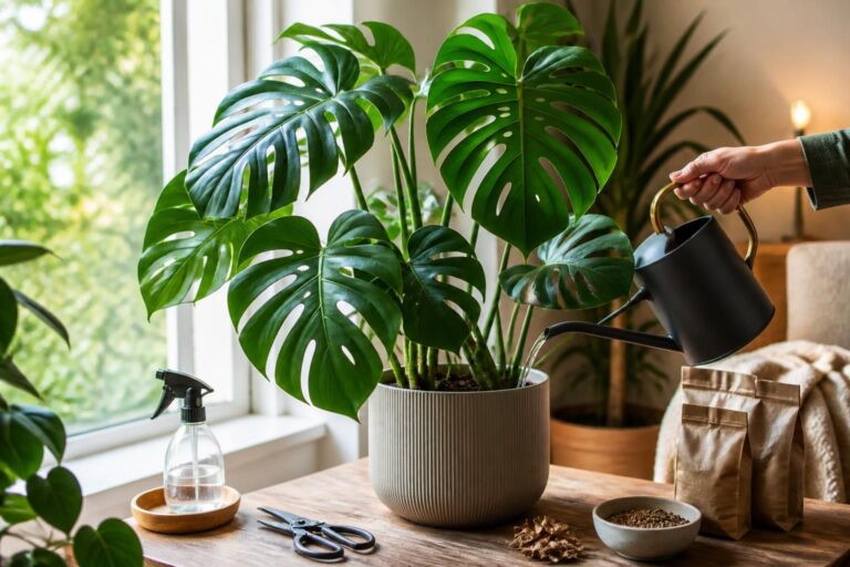 découvrez les gestes essentiels pour entretenir votre monstera et obtenir une plante luxuriante chez vous grâce à nos conseils simples et efficaces.