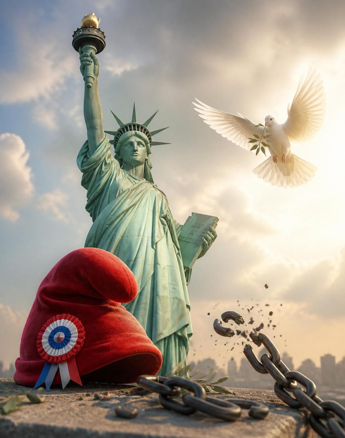 découvrez des images puissantes du symbole de la liberté qui inspirent et renforcent nos combats quotidiens pour la justice et l'émancipation.