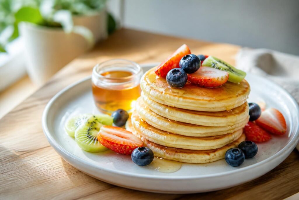 découvrez la recette légère des pancakes sans sucre, idéale pour les gourmands soucieux de leur santé. facile et rapide à préparer, elle allie plaisir et bien-être.