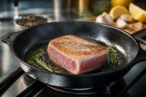 découvrez nos astuces pour réussir la cuisson du thon à la poêle, savoureuse et rapide, afin de préparer un plat délicieux en quelques minutes.