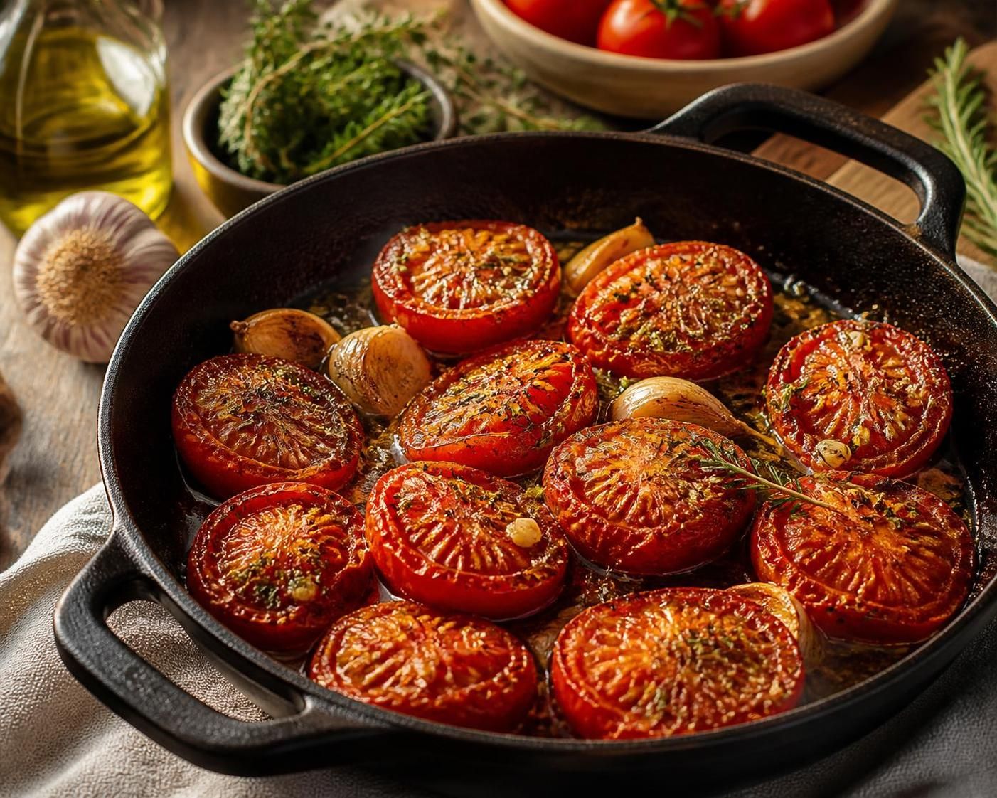 découvrez comment préparer des tomates provençales à la poêle facilement et rapidement pour retrouver tout le goût authentique et ensoleillé du sud dans votre assiette.