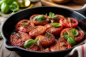 découvrez comment préparer des tomates provençales à la poêle pour un goût du sud intense et savoureux, grâce à une astuce simple et rapide.