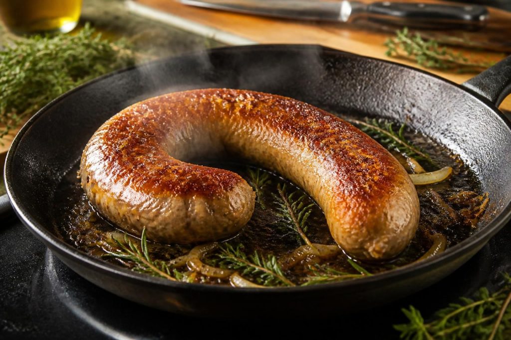 découvrez nos astuces pour réussir la cuisson de l'andouillette à la poêle et obtenir une saveur délicieuse à chaque fois.