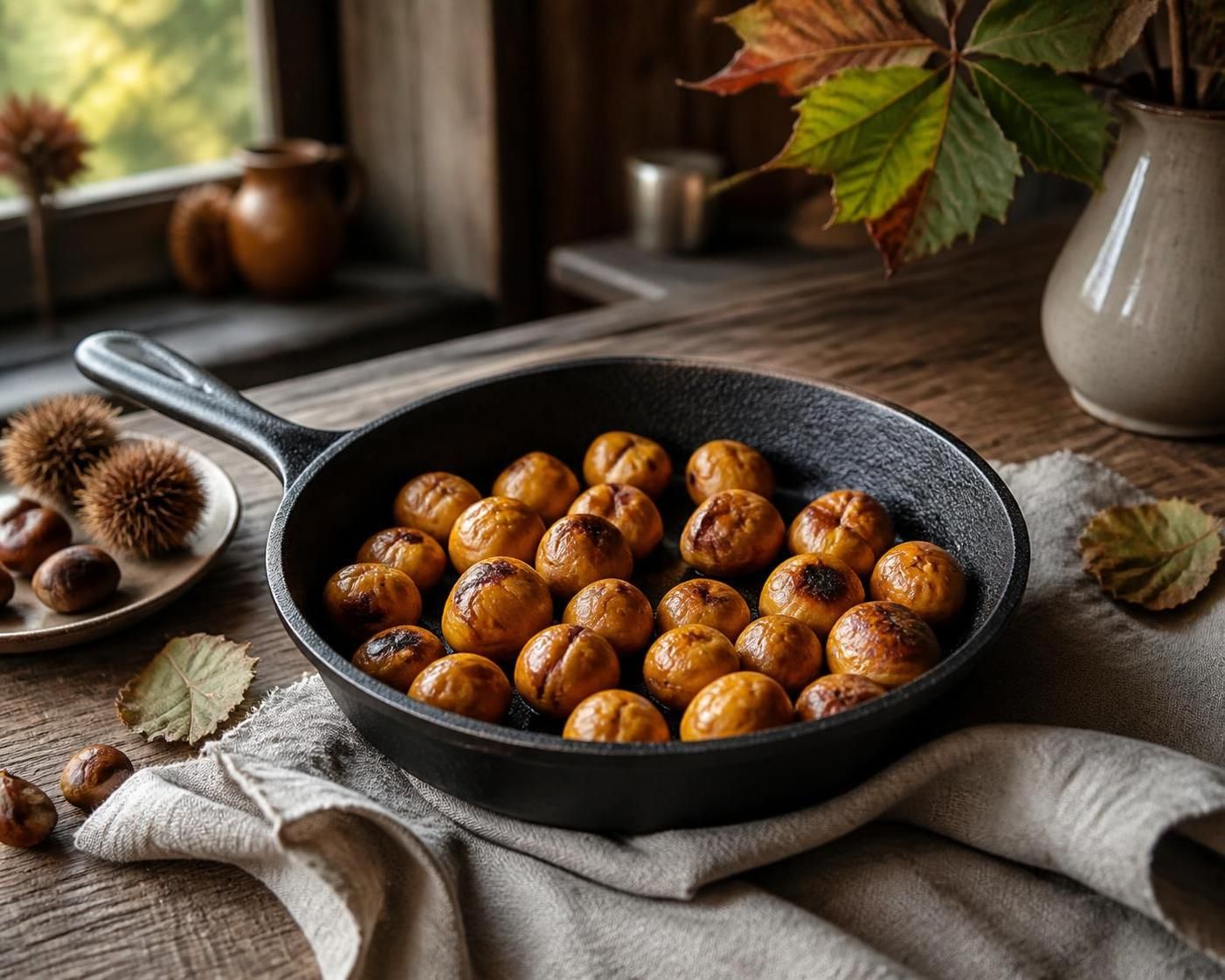 découvrez nos astuces simples pour réussir vos châtaignes à la poêle sans effort et savourer une délicieuse collation d'automne.
