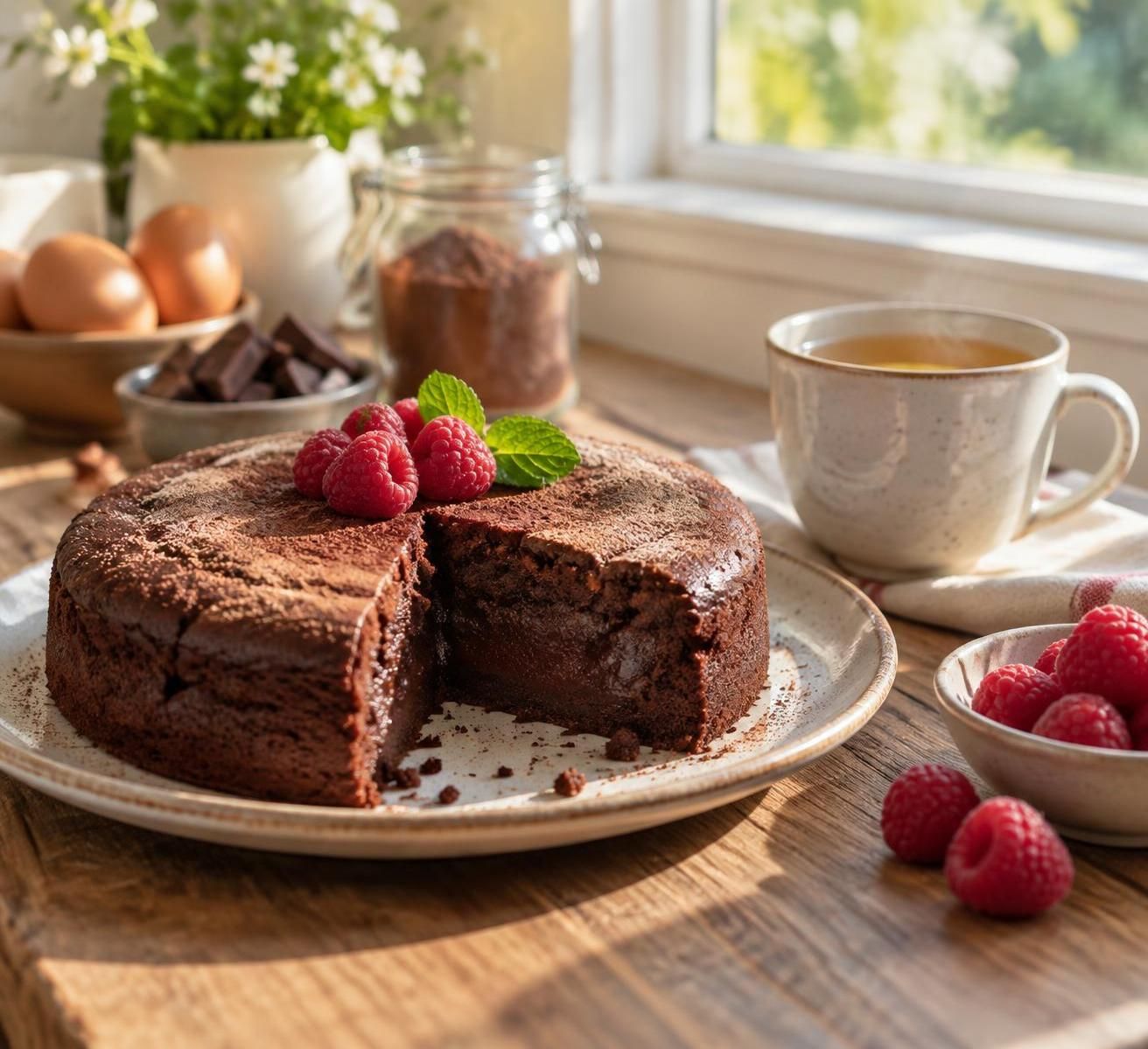 découvrez une recette de gâteau au chocolat healthy, moelleuse et gourmande, pour savourer un dessert chocolaté qui allie plaisir et bien-être.