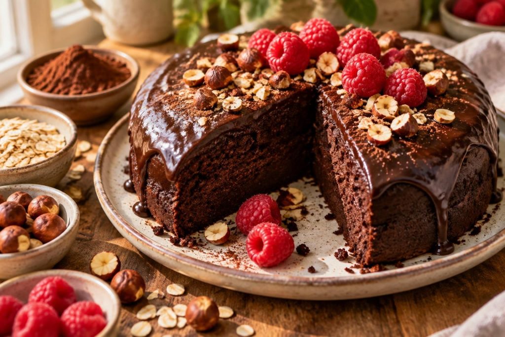 découvrez un gâteau au chocolat healthy, moelleux et gourmand, pour vous faire plaisir tout en prenant soin de votre bien-être.