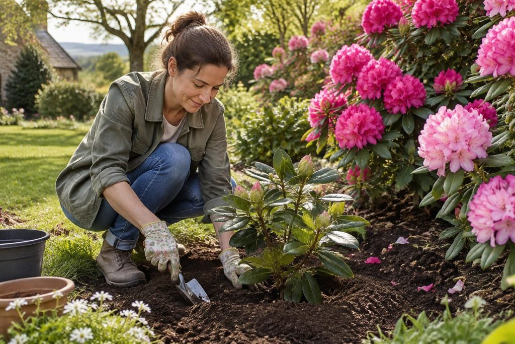 découvrez comment planter un rhododendron, choisir le bon emplacement et l’entretenir pour profiter d’une floraison spectaculaire chaque printemps.