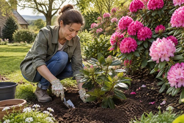 découvrez comment planter un rhododendron, choisir le bon emplacement et l’entretenir pour profiter d’une floraison spectaculaire chaque printemps.